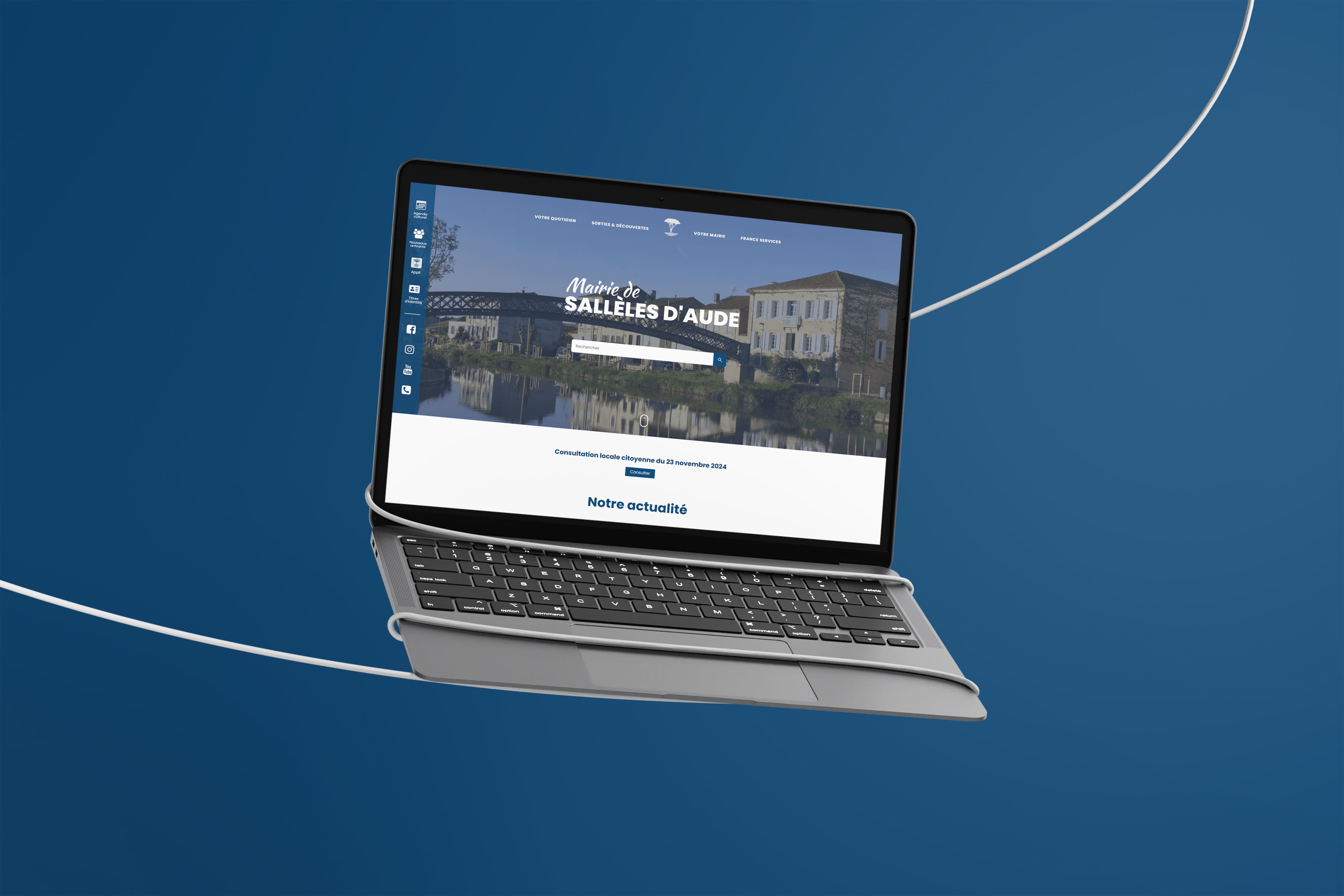 Mockup Mairie de Sallèle